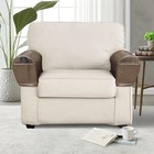 Leather Look Couch Arm Covers Set Of 2 Armrest Covers For Sofa Chair Arm