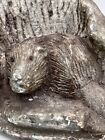 Vintage Carved Stone Folk Art Beaver Sculpture Figurine Native American Rock