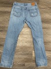 Levi s Men s Straight Regular Fit 150 Edition Medium Wash Distressed Jeans 501