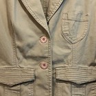 Dkny Women s Tan Denim Blazer Jacket