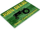 Tin Metal Sign John Deere Tractor Rustic Farm Equipment Store Decor