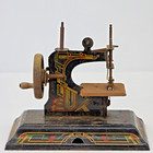 Antique Casige Model 116 Miniature Toy Sewing Machine Germany Art Deco Steel