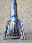 Vintage Charmgle Rocket Toy Tinplate Figure Toys Astronauts Spaceship Skyexpress