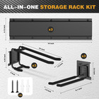 48 Inches Garage Storage  Garage Organization  Wall Mount Garden Tool Organizer