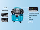 Seesii Cordless Wet-dry Vacuum Portable Shop Vac 2 6 Gallon Bin Brushless Vac