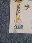 Original Vintage Shop Used Tattoo Flash Production Sheet Nice Designs