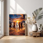 Horse Diamond Art Kit 11 8 X 15 7 Inch 5d Animal Craft