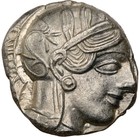 Athens Tetradrachm Ngc Ch Au Ancient Greek Silver Owl Coin 440bc Athena Choice