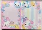 Kamio Happy March Mini Memo Pad 70 Animal Cat Rabbit Character Kid Made In Japan