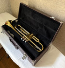 Yamaha Ytr-2320 Trumpet Gold W  Original Hard Case Bach Mouthpiece Made In Japan