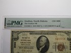  10 1929 Grafton North Dakota Nd National Currency Bank Note Bill Ch   3096 Vf25