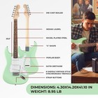 Fender Squier Debut Stratocaster - Surf Green