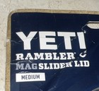 Yeti Rambler Lid W magslider 10oz Lowball 20oz Tumbler 24oz Mug Authentic - New