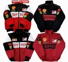 Ferrari Black Embroidery Exclusive Jacket Suit F1 Team Racing M L Xl Xxl Coat