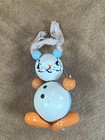 Tykie Toys Bunny Bakelite Carrots Rabbit Crib Toy 1930s 3 
