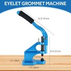 Hand Press Grommet Machine Kit Heavy Duty Industrial Eyelet Grommet    