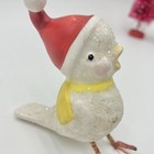 Vtg 50s Japan Ceramic Sugared Novelty Bird     Snow Baby Friend Harold Gale Style