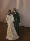Vintage Wedding Cake Topper Bride Groom Figureine 4  Tall