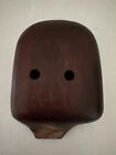 Vintage Carved Pterocarpus Sant Wood Doppia Ocarina Double Alto Ocarina Whistle