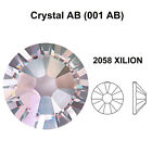 Swarovski 2058 2088 Flatback Foiled Rhinestones Factory Pack Crystal Ab  001 Ab 