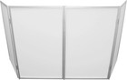 5 Panel Silver Frame Dj Facade W  Stainless Quick Release 180 Deg Hinges