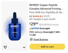      Lot Of 2 Remedy For Skin Elasticity Copper Peptide Serums New Full Size