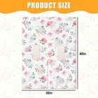 Finphoon Floral Car Seat Cover Baby Girl  Soft Breathable Infant Car Seat Cov   