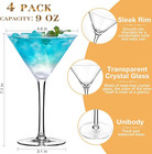 Martini Glasses Set Of 4  9oz Coupe Cocktail Glass