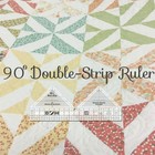 Creative Grids 90 Degree Double-strip Quilt Ruler