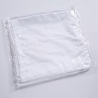 50pcs 18  White Sublimation Blank Pillow Case Diy Sofa Car Waist Cushion Cover