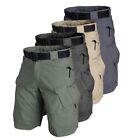 Mens Tactical Shorts Cargo Shorts Outdoor Waterproof Hiking Fishing Track Shorts