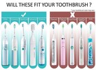 6 Pack Electric Toothbrush Heads Replacement  Fit Sonic Sonicare E-series Hx7001