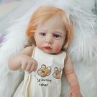 22 Inch Reborn Baby Dolls Realistic Newborn Cute Doll Toddler Gift Handmade Toy