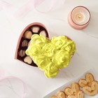 100 Pack Yellow Artificial Flowers  Bulk Stemless Fake Foam Roses  3 In