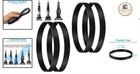 Bissell Vacuum Belts For Style 7 9 10 12 14 Pn3031123 - 4 Pack Replacement Set