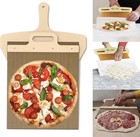 Sliding Pizza Peel 12 Inch X 14 Inch With Wood Handle