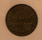 Corner Saloon 1910 Trade Token - Gardnerville Nevada - Good For 10   Drink