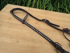 Silver Spotted One Ear Western Horse Headstall W Dutton Correction Port Bit