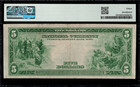 1918  5 Federal Reserve Bank Note - Philadelphia - Fr-783 - Graded Pmg 15