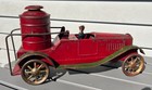 Antique Tin Fire Truck Hill Climber Friction Shieble Keystone Clark Early 1900 s