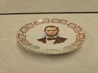 Antique 1911 Abraham Lincoln Portrait Advertising Calendar Plate Annawan Il