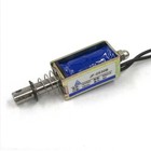 5pcs Micro Dc Solenoid Valve Electromagnet Dc 12v Spring Push-pull Through Type
