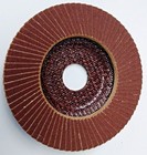 Vsm 163 953 4-1 2  X 7 8  Aluminum Oxide 120 Grit Type 27 Flap Disc Germany
