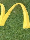 Vintage Big Mcdonald s Sign Golden Arches 9 5   x 12 5   