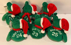 New Lot 6 Salvino s Christmas Bamm Beanos Santa Bear Ripken Jr Justice Rodriguez