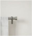 Umbra Cappa 120-180  Adjustable Single Curtain Rod Set Metal Window Hardware