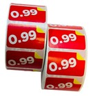 1000 1 5 x1   0 99 Product Price Point Of Sale Retail Labels Stickers  10 Rolls 