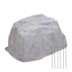Low-profile Artificial Landscape Rock With Stakes - Gray By Sunnydaze