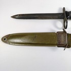 Vintage M7 Bayonet Vietnam Era W  Usm8a1 Ww2 Era Scabbard Knife