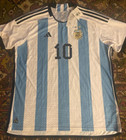 Argentina Adidas Authentic 2022 World Cup Player Issue Heat rdy Jersey 2xl Messi